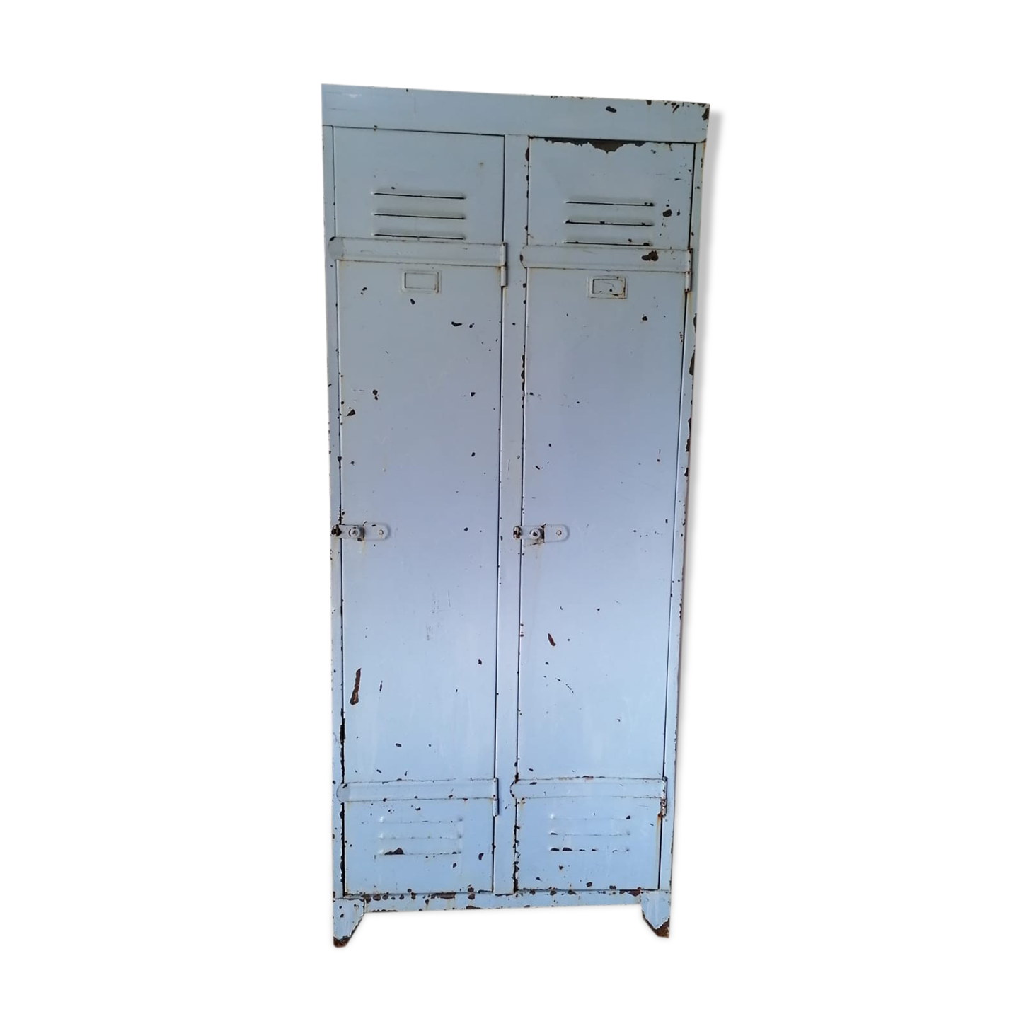 Blue industrial double vest