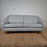 Vintage two-seater canapé covered in Kvadrat fabric – mid-century modern design