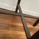 Antique solid wood side table