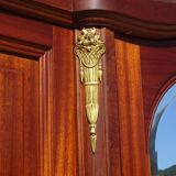 Louis XVI style mahogany cabinet