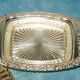 Silver metal butter dish / vintage 50s-60s