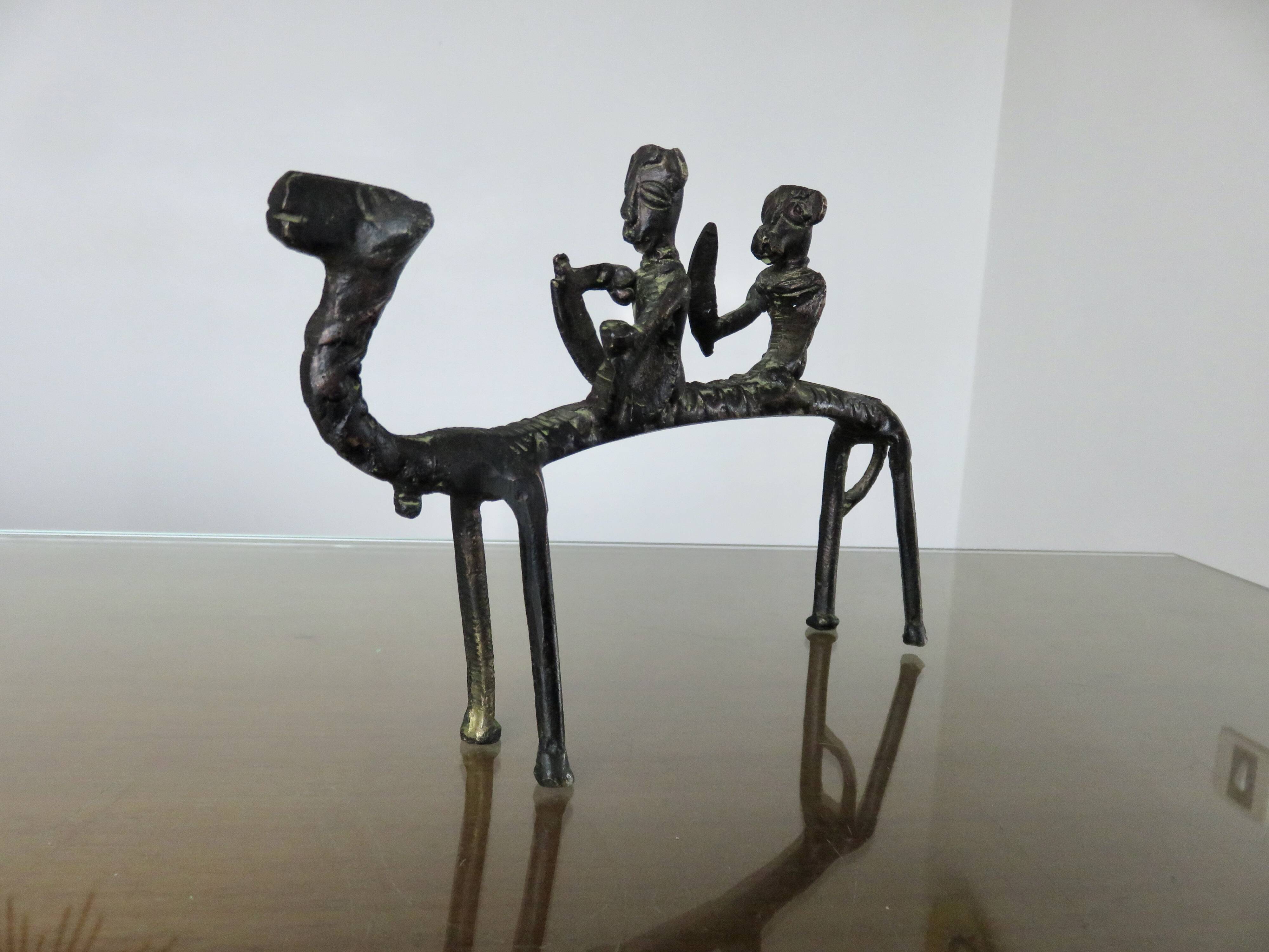 Sculpture, bronze africain, XIXème