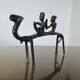 Sculpture, bronze africain, XIXème