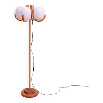 Lampe de sol d'hôtel de l'ère atomique, Tchécoslovaquie, années 1970