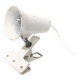 Spot lamp with white metal workshop clip 70s
