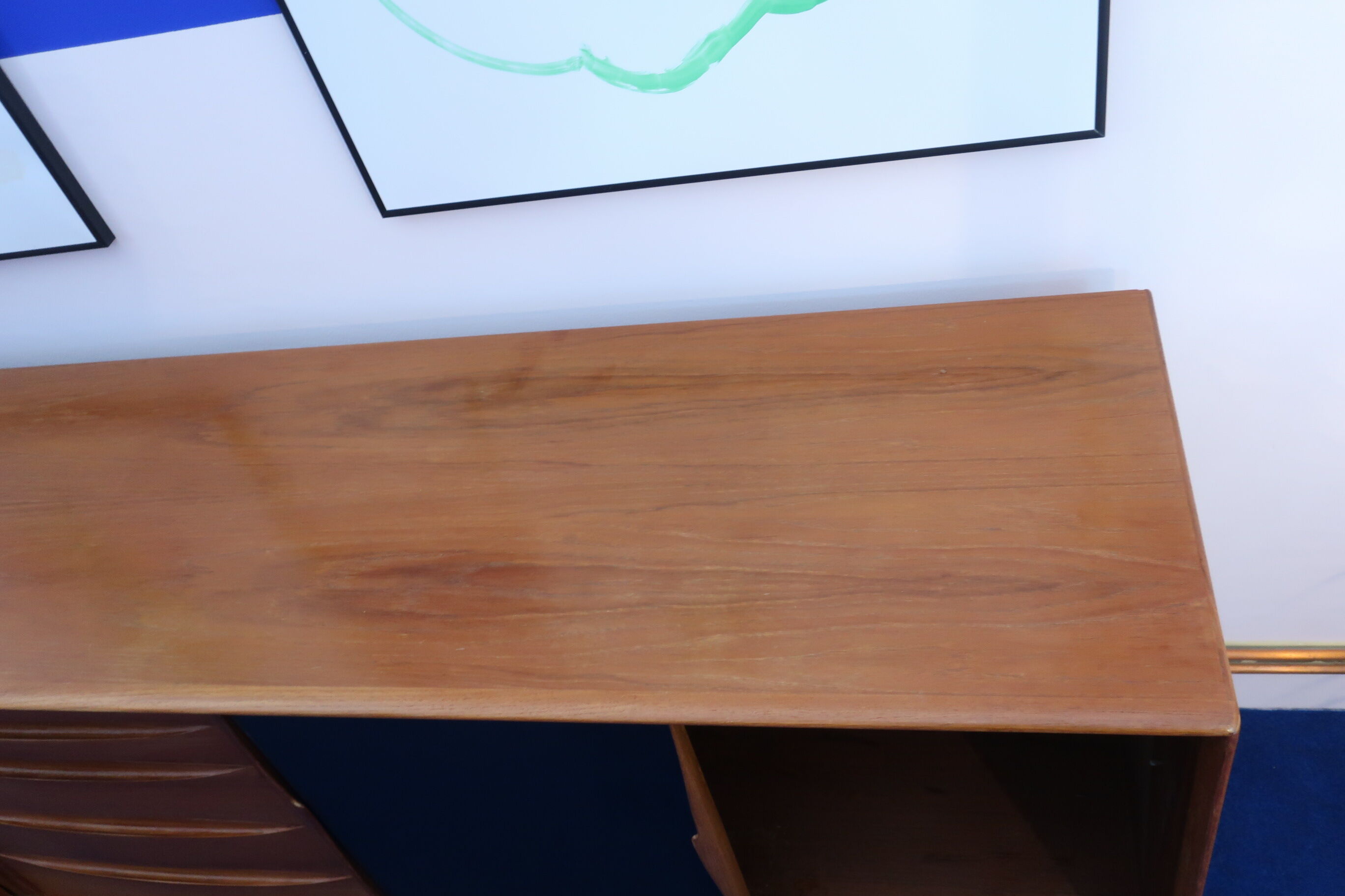 Danish row with sliding doors from the 60s