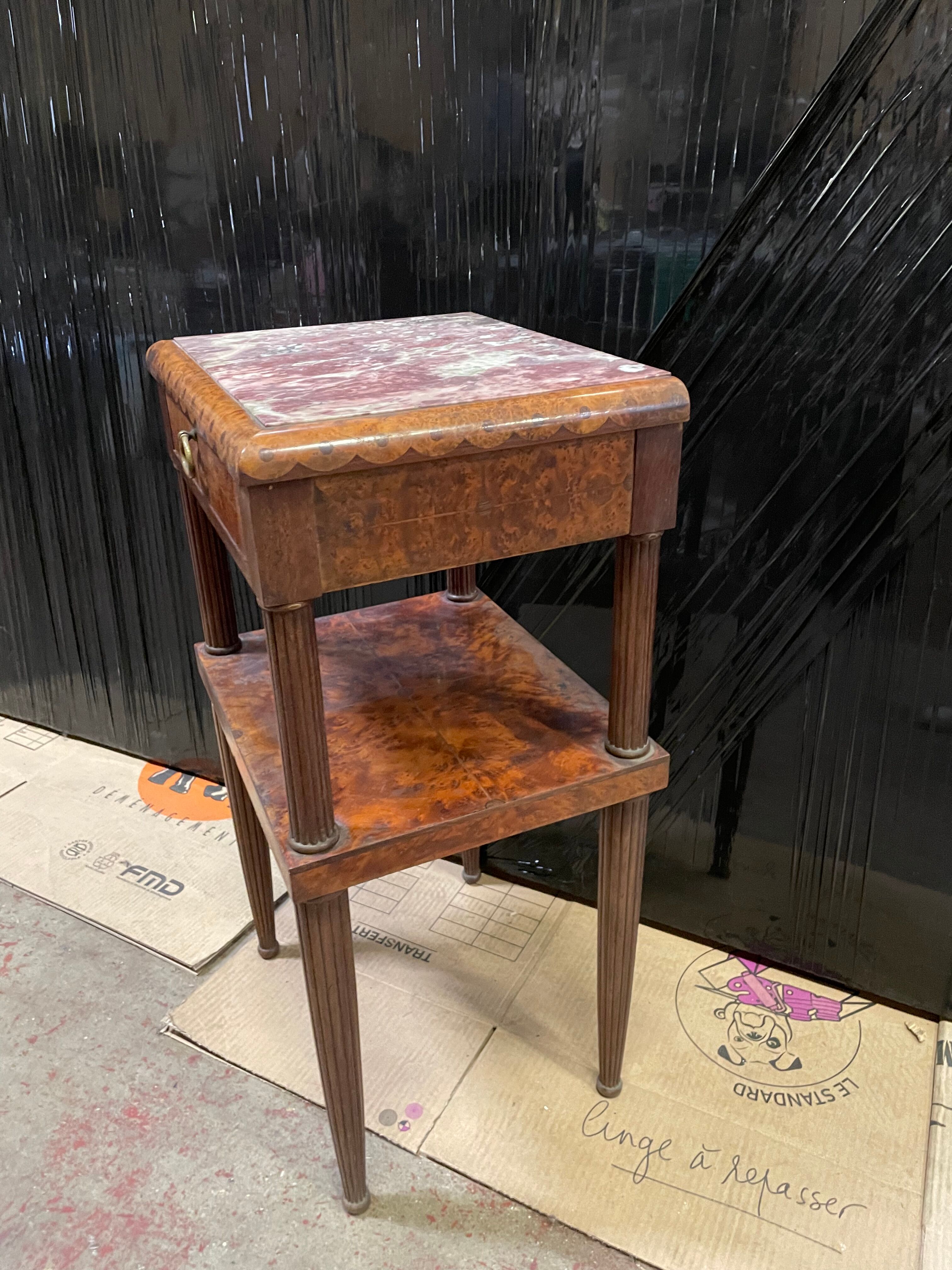 Bedside or side table of the krieger house