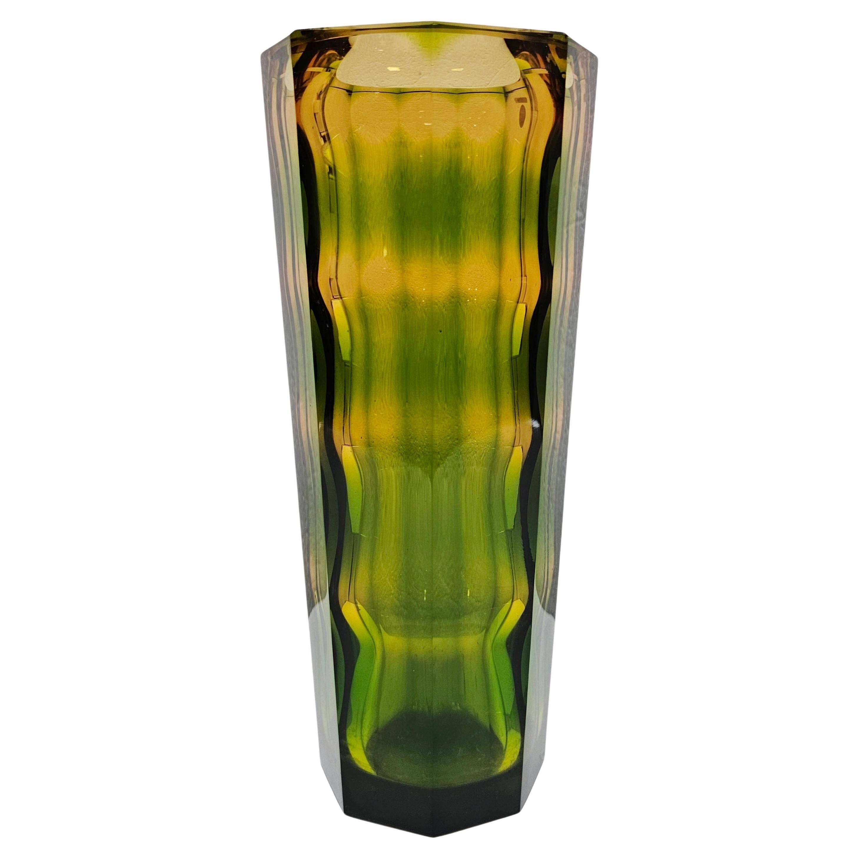 Rainbow Vase by Aknuny Astvatsaturyan for Leningrad Art Glass Factory 1960