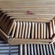 Octagonal bamboo basket