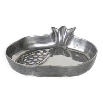 Metal platter, Italian design, 1960s, manufactured by Silea