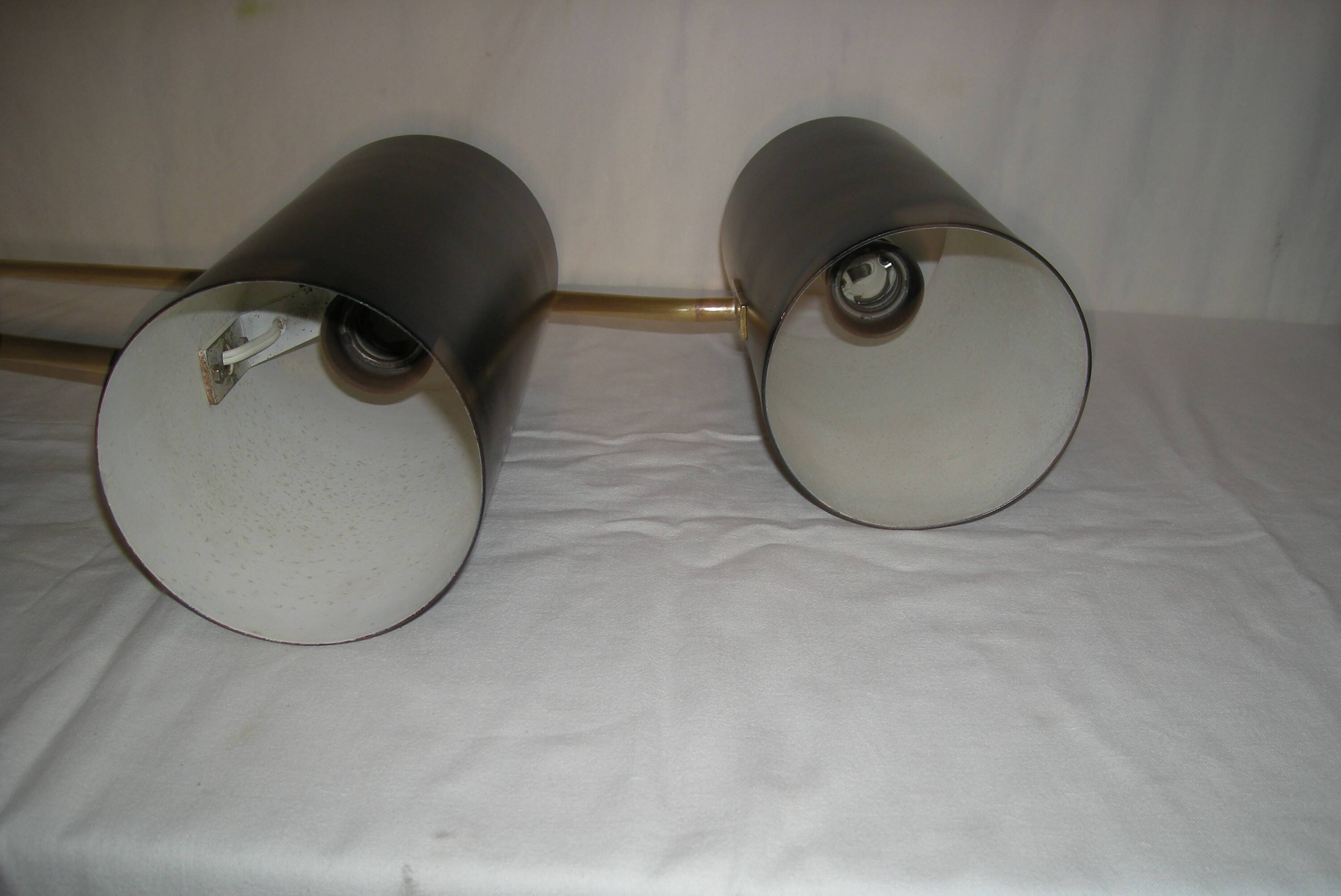 Pipe wall light - large model from the 50s