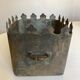 Pot cover 19th in zinc patina of origin