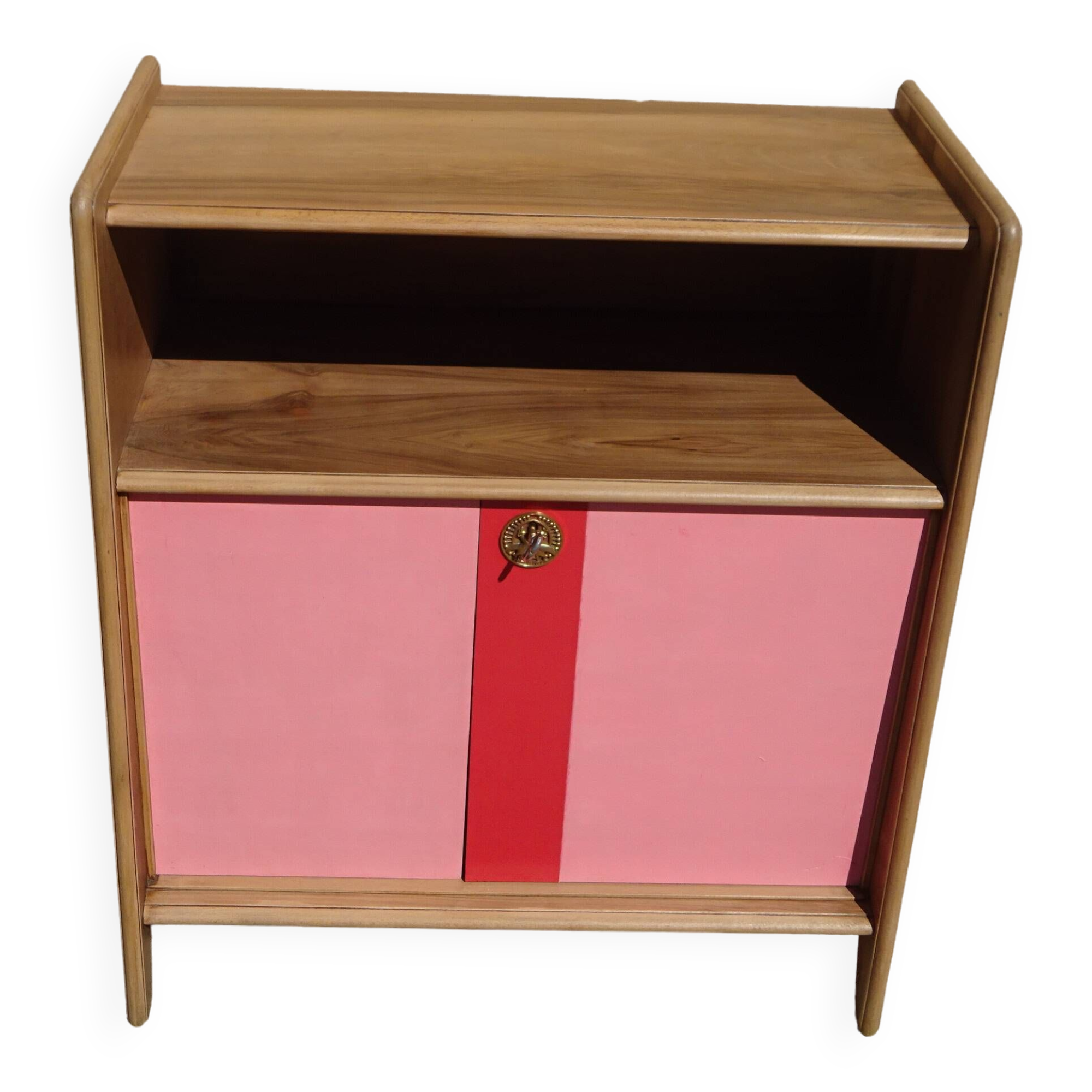 Petit meuble vintage en noyer