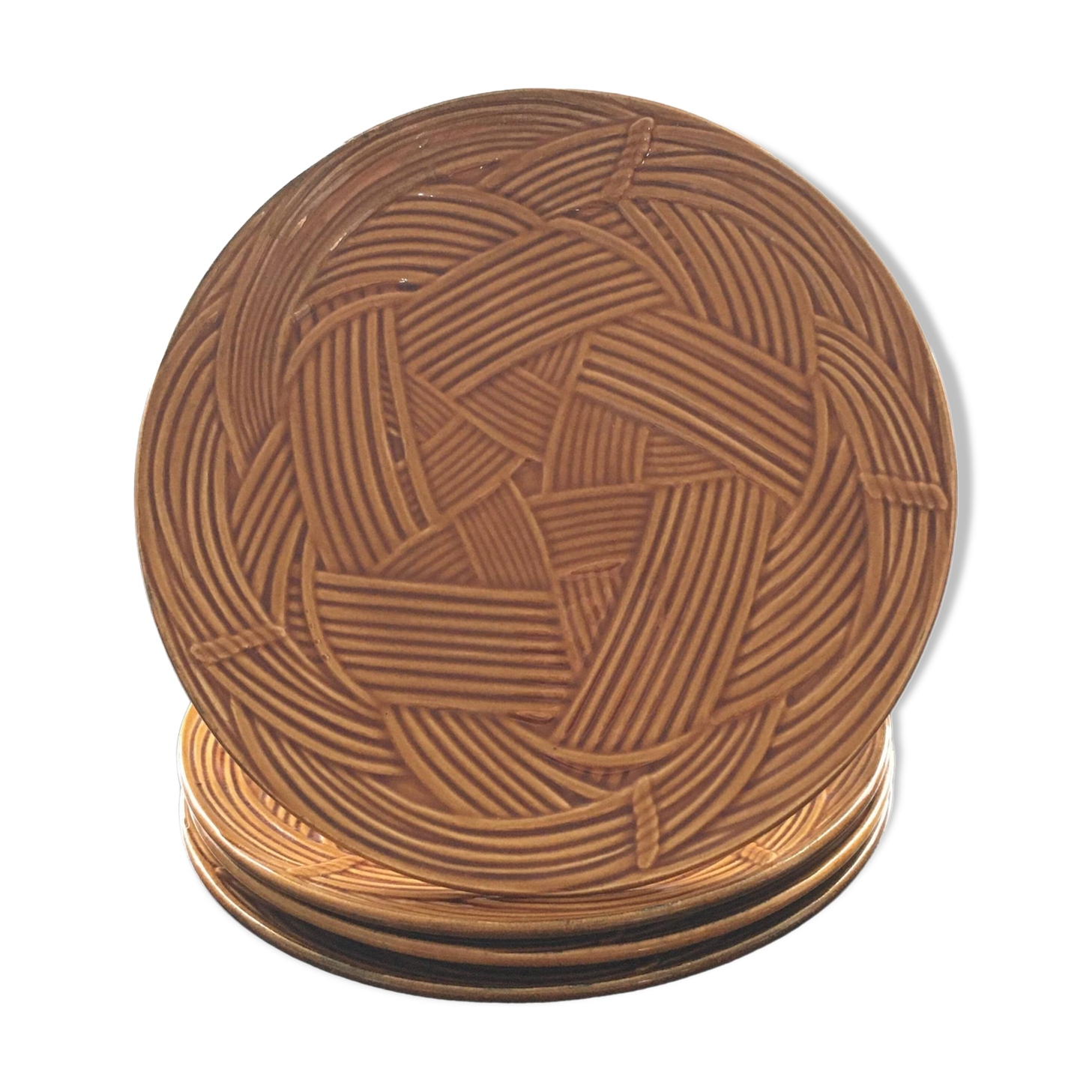 Set of 4 Gien plates