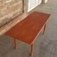 Table basse vintage en teck, Danemark 1960