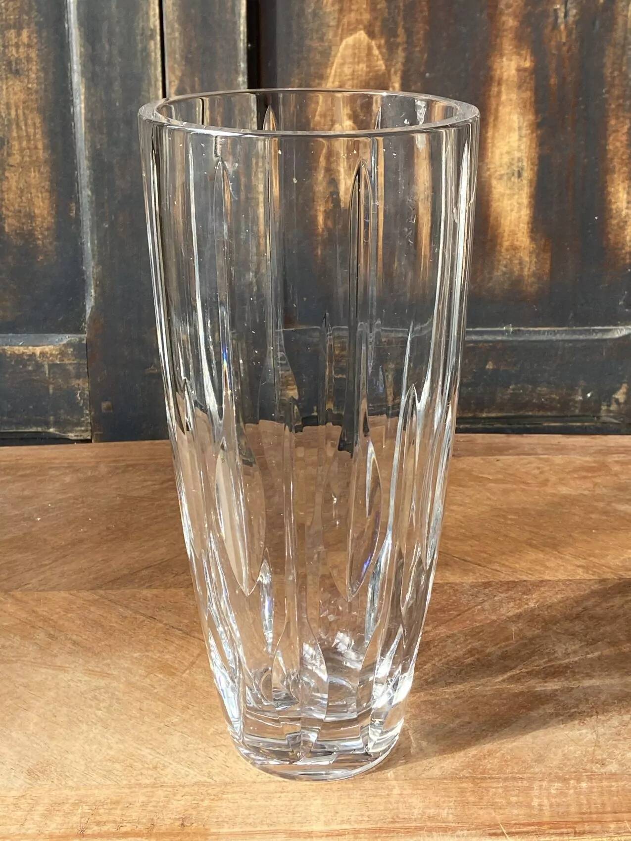 Vase en cristal, années 60