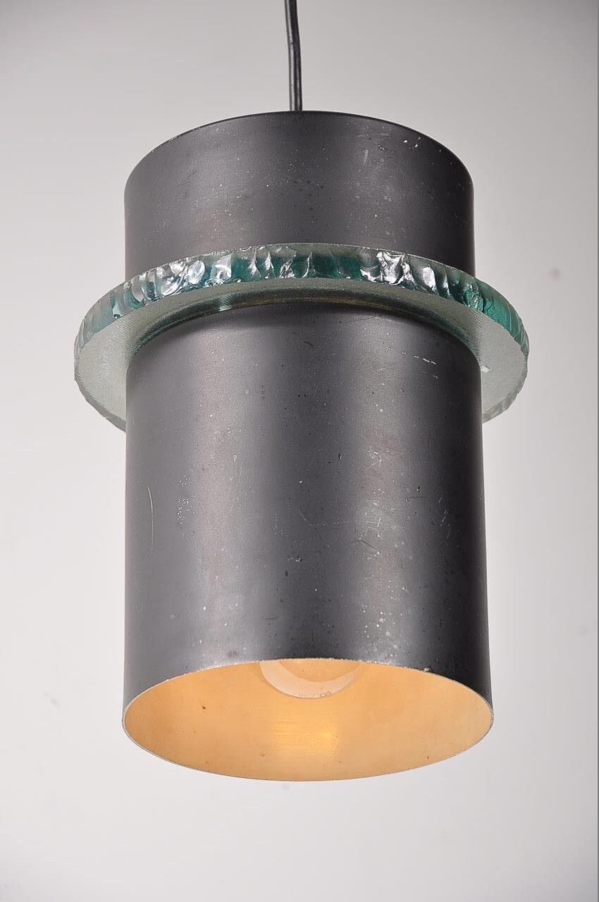 Hanging of the 1960s Dutch metal lamp