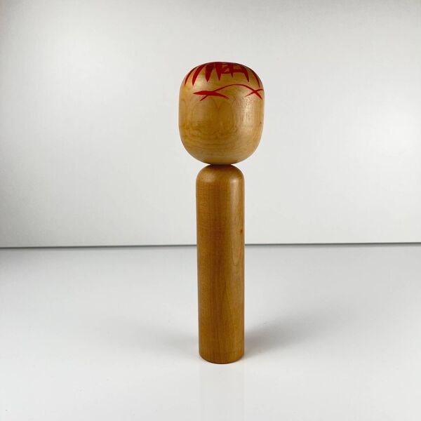 Kokeshi japonaise vintage Naruko signée Shōzō, japon, 1950/70