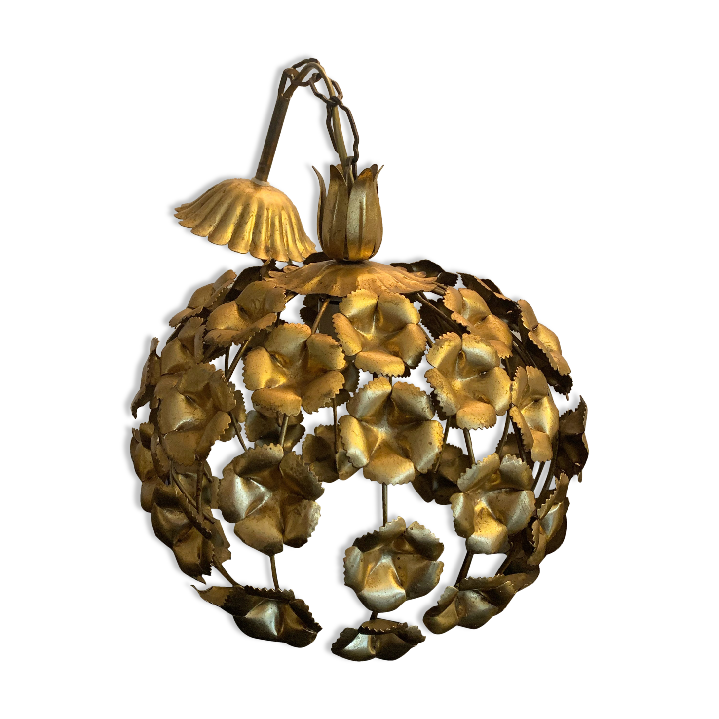 Vintage brass suspension