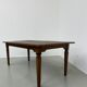 Teak dining table with spindle legs, 50s