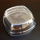 1970s Arcoroc Dish Transparent Glass SF (French Salted Meat) B Poussin