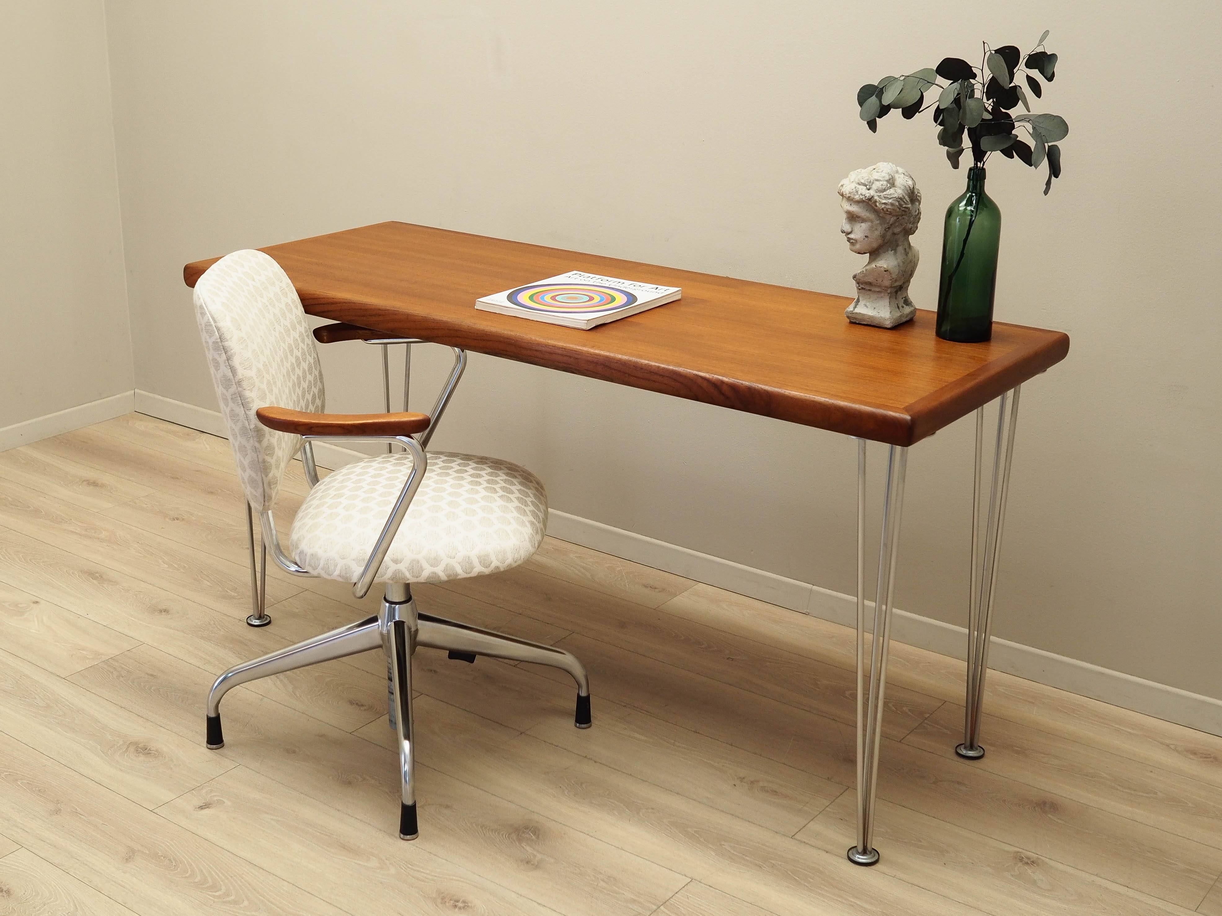 Teak desk, Danish design, 1970s, made in Denmark.