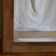 Miroir bois brut biseauté