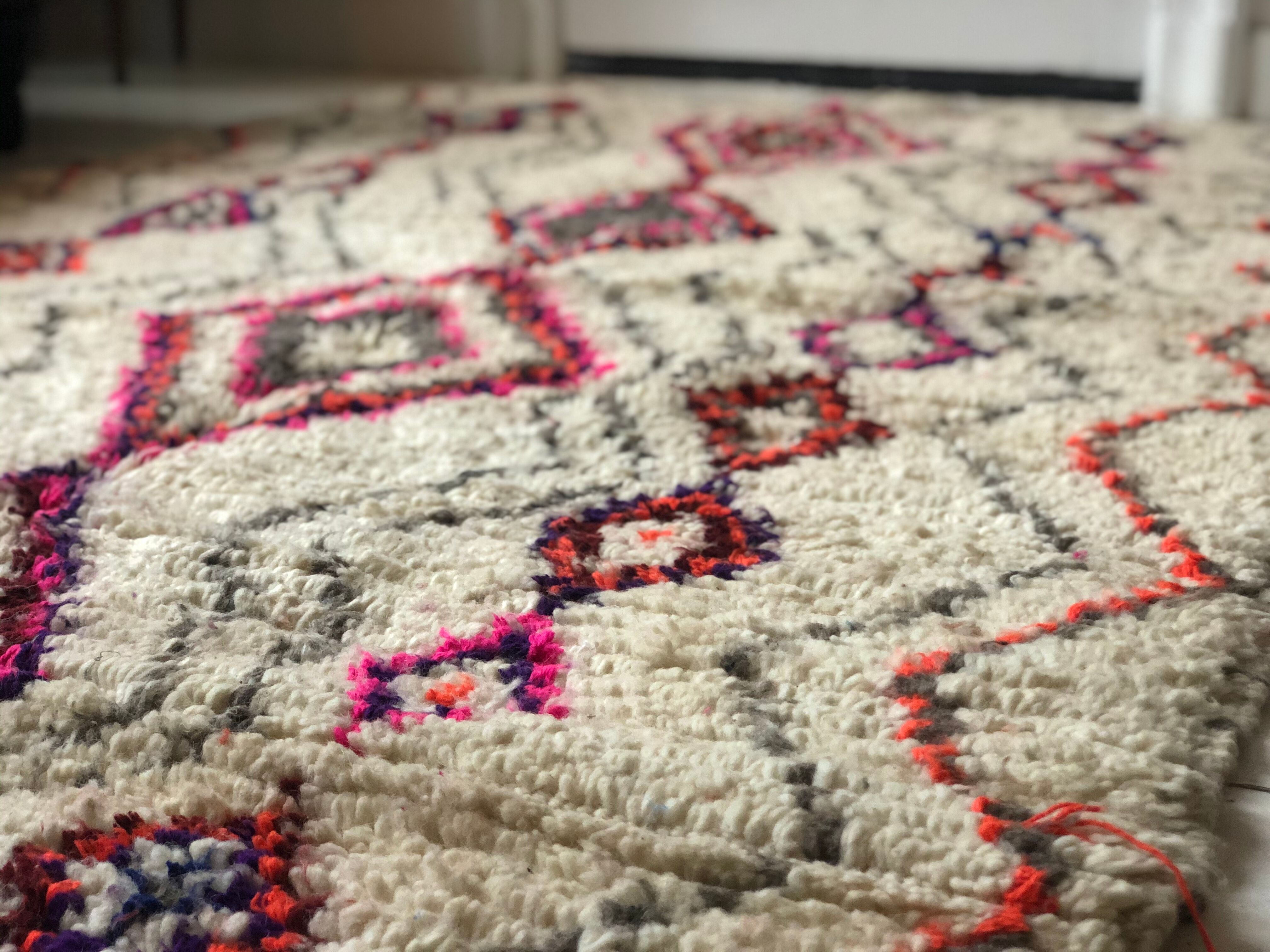 Berber carpet with Azilal designs