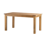 Table en bois nervuré 150cm