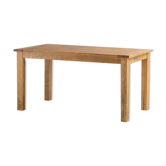 Table en bois nervuré 150cm