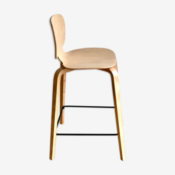 Beech bar chair