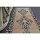 Vintage Turkish Hand-Knotted Wool Cotton Orange Runner Rug 92x307