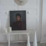 White patinated bench