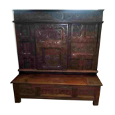 Furniture library and Breton chest