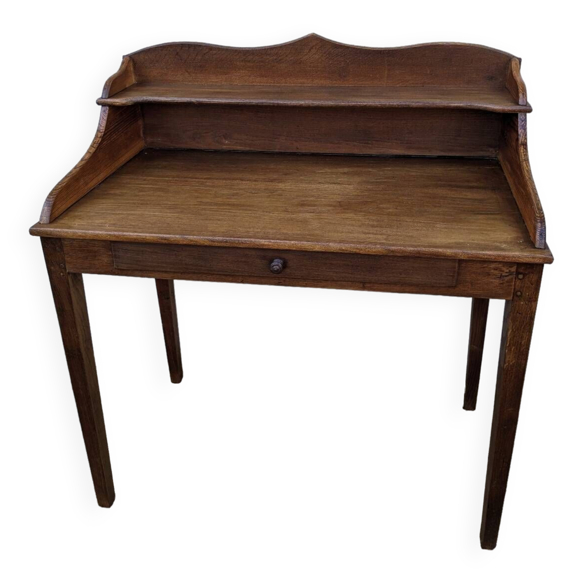 Rustic solid oak desk