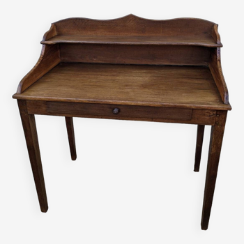 Rustic solid oak desk