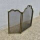 Fire screen, spark guard for fireplace "made in Italy" 3 panels in brass 70