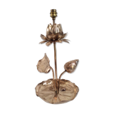 Hollywood Regency-style "lotus flower" lamp foot