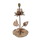 Hollywood Regency-style "lotus flower" lamp foot