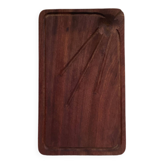 Planche à découper en bois vintage dimension : hauteur -40cm- largeur -23,5cm-