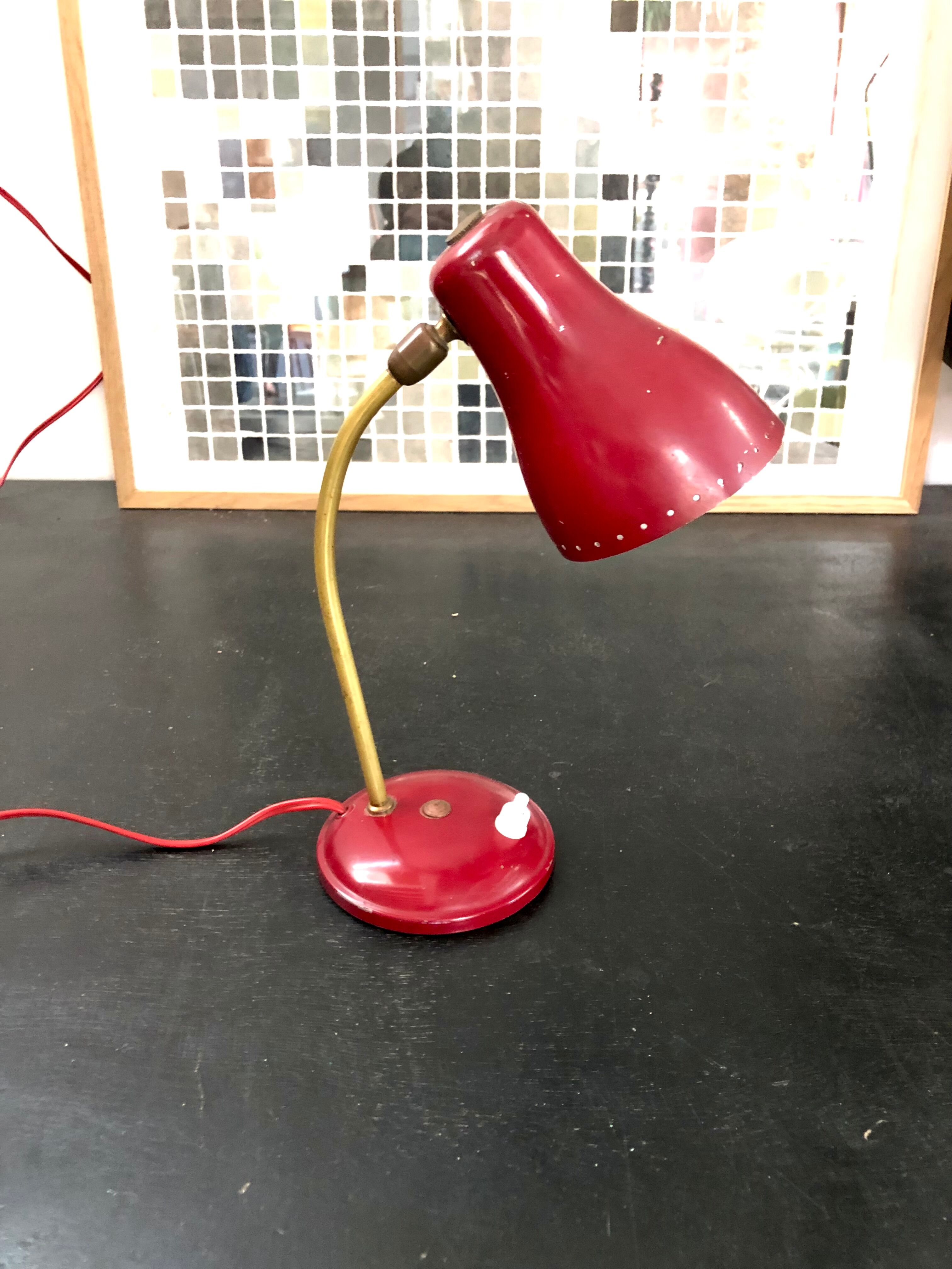 Lamp casserole burgundy