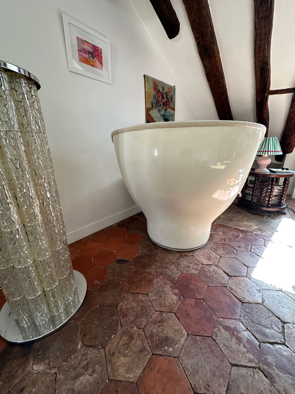 Vintage armchair Karate Michel Cadestin