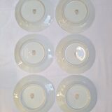 6 porcelain dessert plates