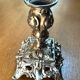 Numbered silver candlestick in Louis XV Rocaille style