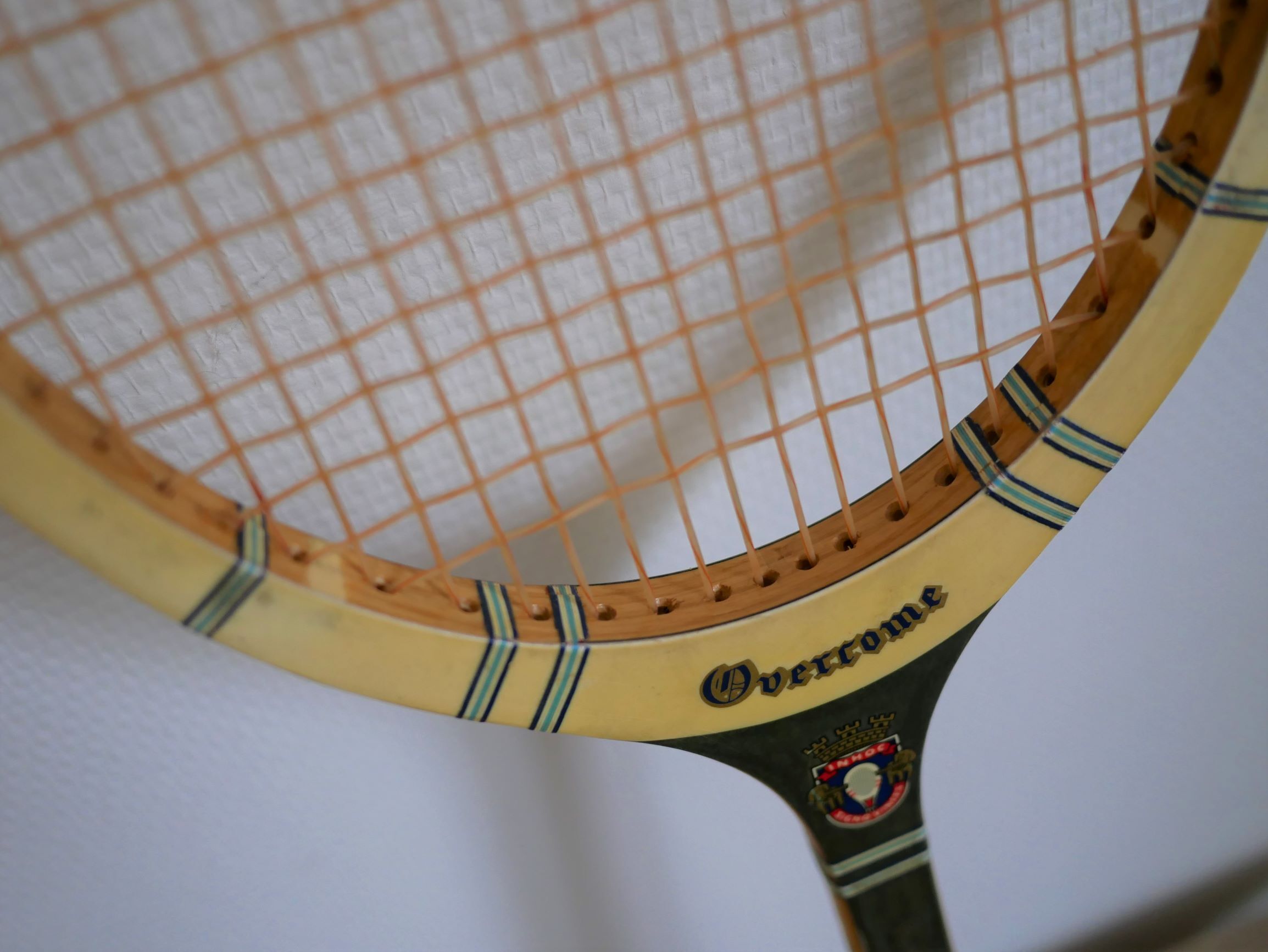 Old tennis racket J. Gauthier made in France