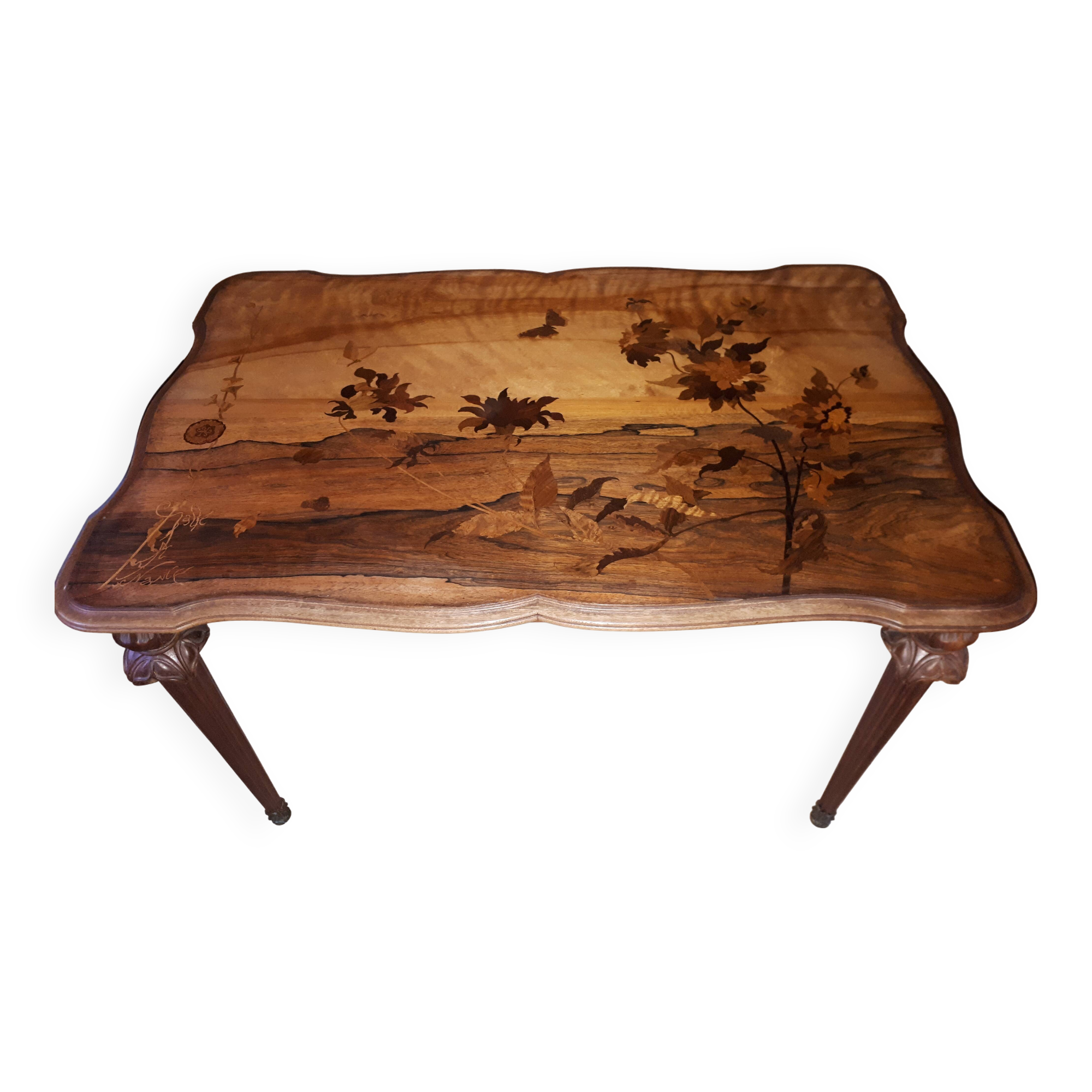 Gallé art nouveau desk