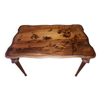 Gallé art nouveau desk
