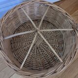 Wicker bottle basket