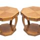 Pair of Art Deco pedestal tables