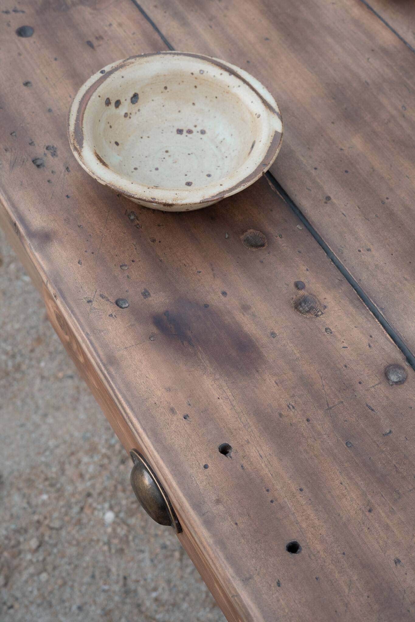 Renovated rustic farmhouse table